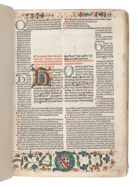 GRATIANUS, the Canonist (d. ca 1150). Decretum . Venedig: Petrus de Plasiis, 25 January 1483.