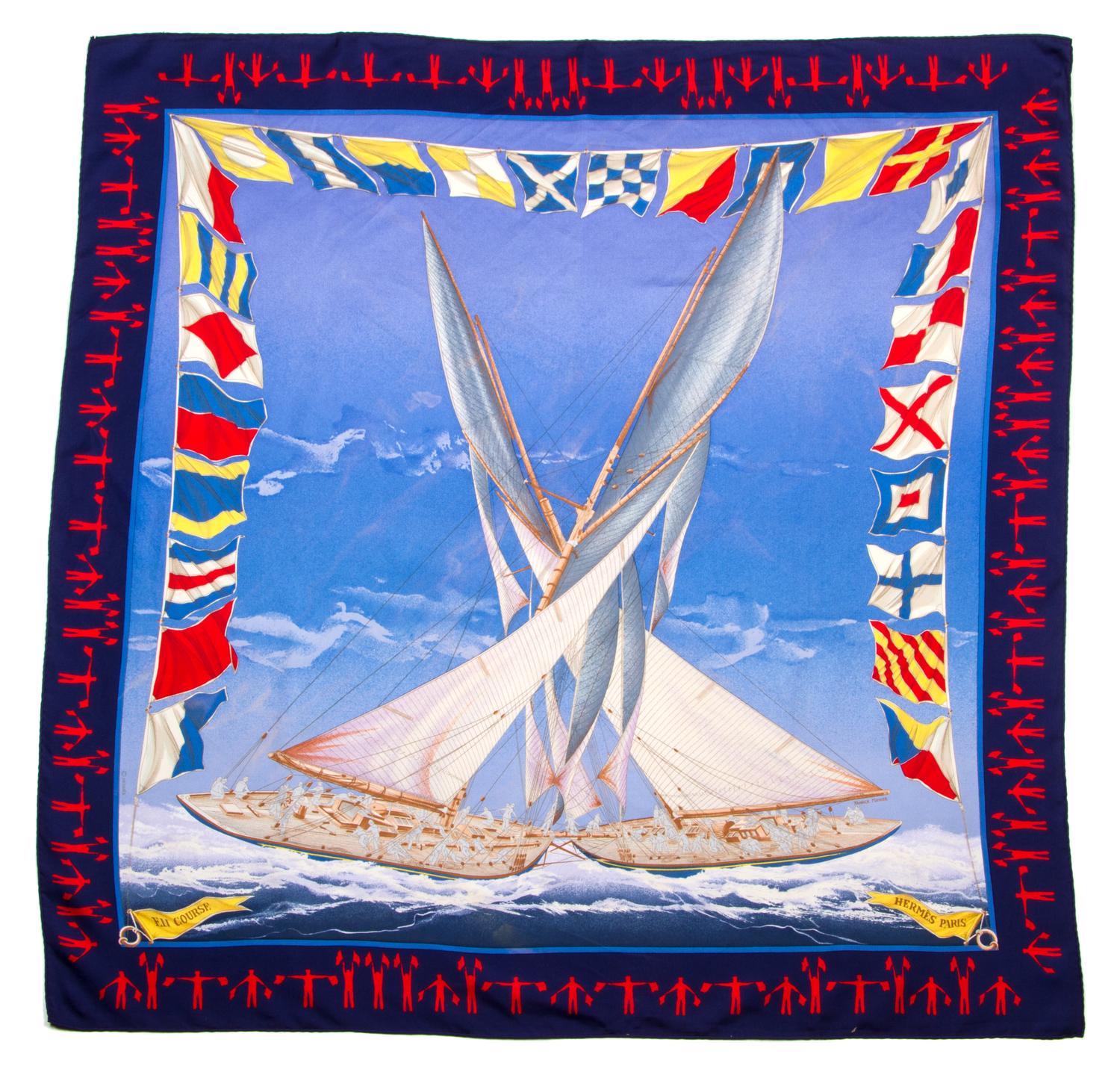 An Hermes 90cm Silk Scarf, 36" x 36".