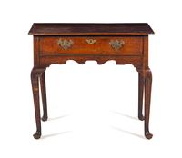 A Queen Anne Style Oak Dressing Table