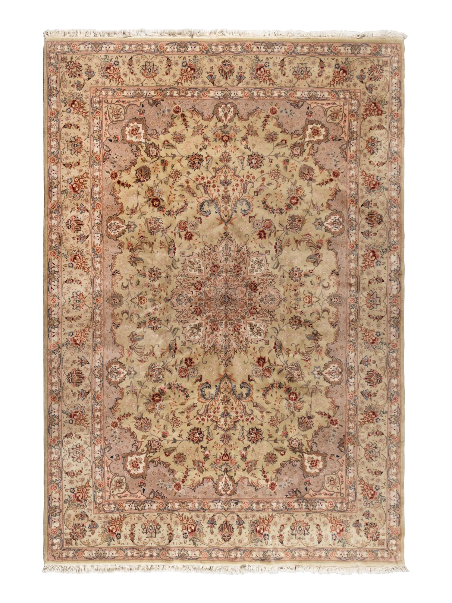 A Tabriz-Design Wool Rug