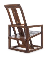 A Syrian Carved Walnut Armchair