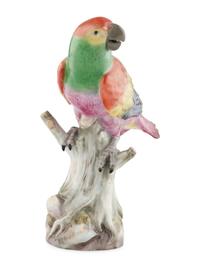 A Meissen Porcelain Figure of a Parrot