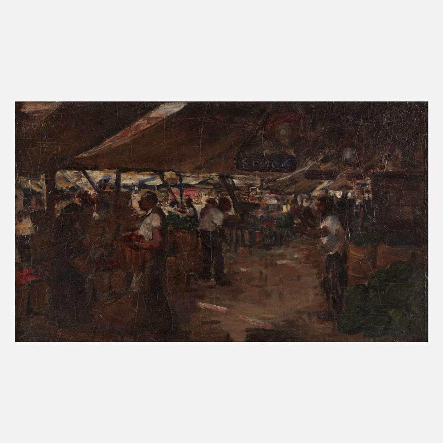 Fred Wagner (American, 1861–1940) The Old Market, Philadelphia