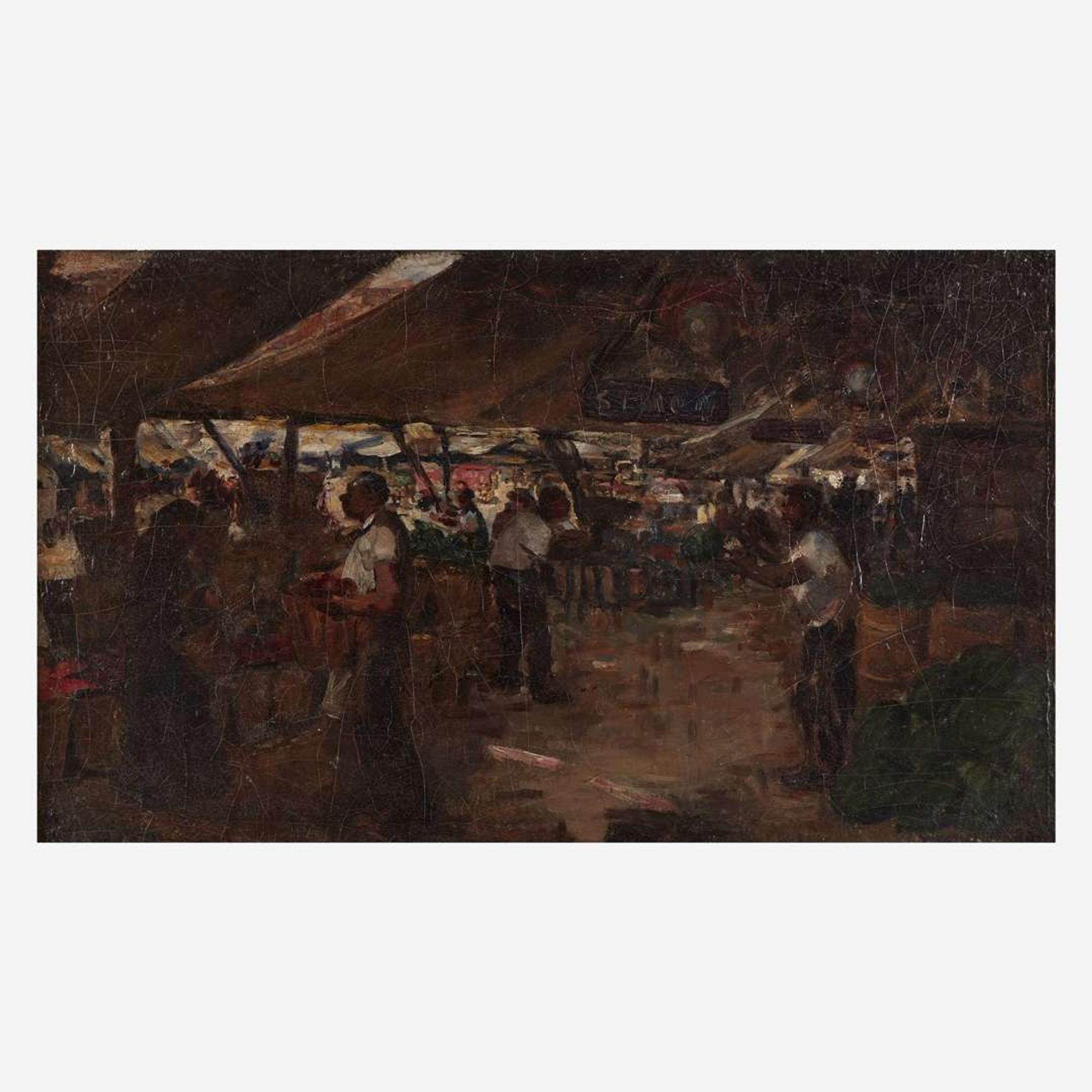 Fred Wagner (American, 1861–1940) The Old Market, Philadelphia