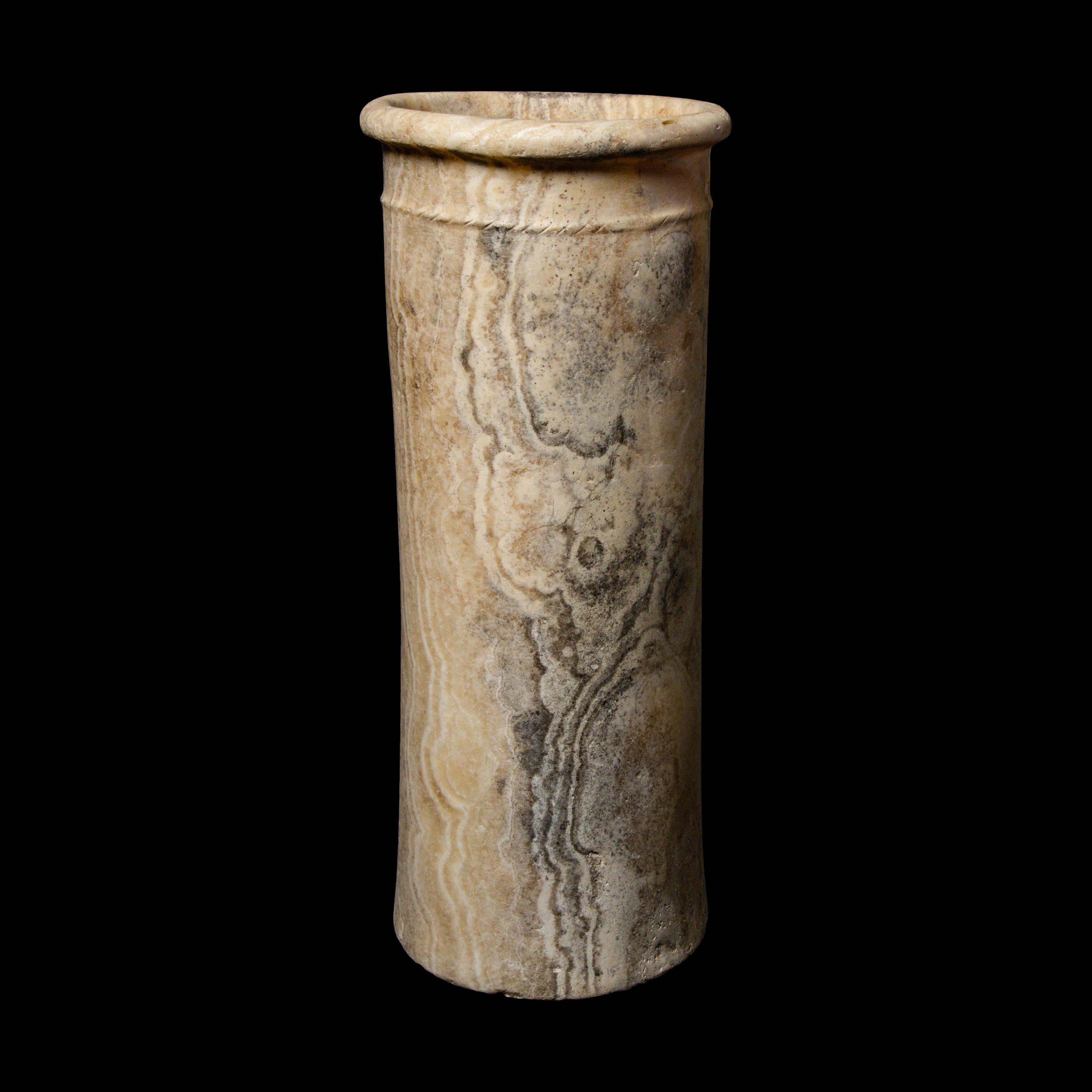 An Egyptian Alabaster Vessel