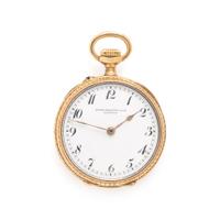 Patek Philippe, 18K Yellow Gold Pocket Watch, Circa 1885
