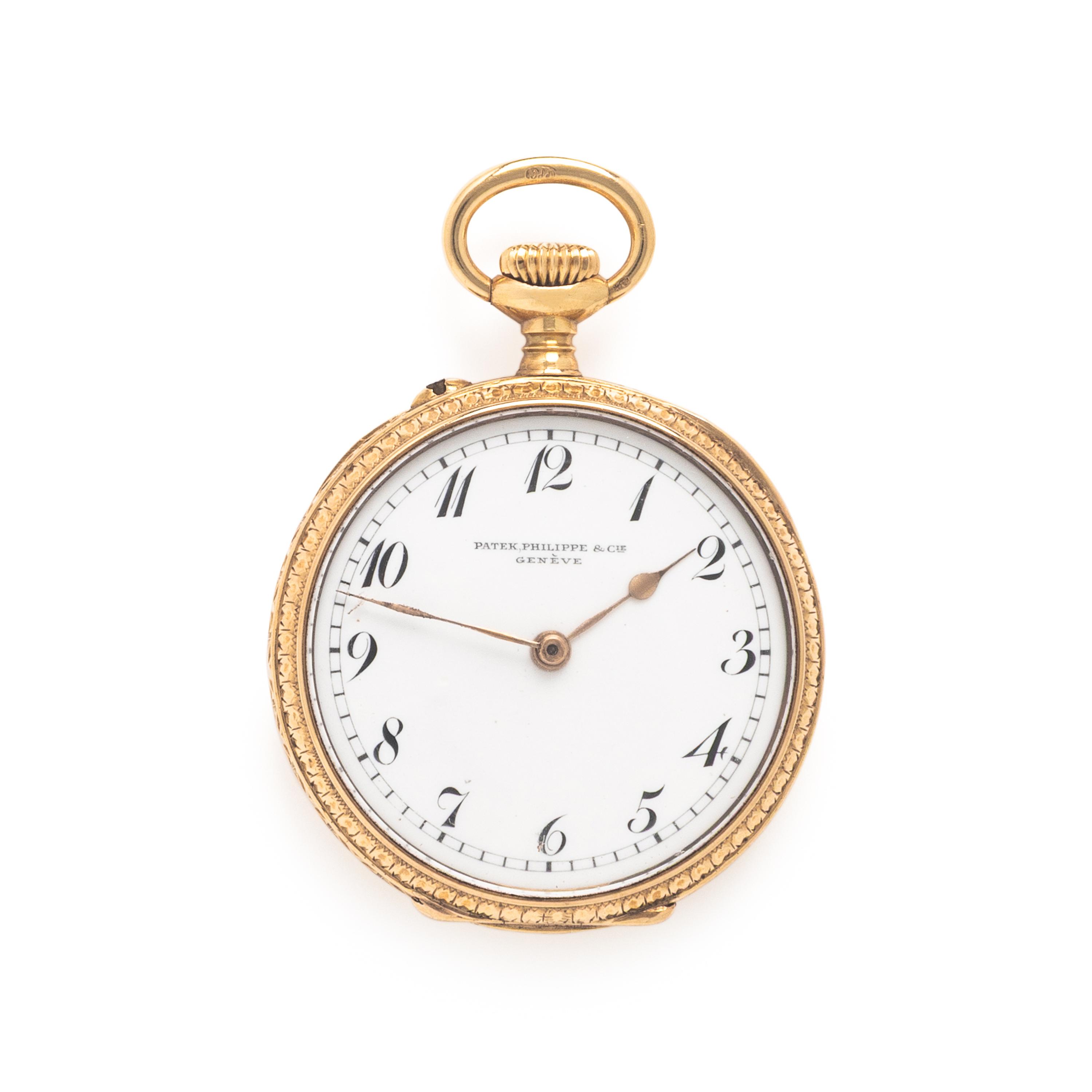 Patek Philippe, 18K Yellow Gold Pocket Watch, Circa 1885