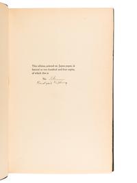 KIPLING, Rudyard (1865-1936). Limits and Renewals. New York: Charles Scribner's Sons,1932.