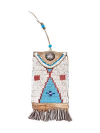 Northern Plains Beaded Hide Strike-a-Light Bag