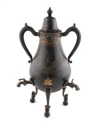 A Dutch Painted Tole Cafetière
