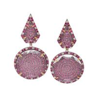 RUBY AND DIAMOND EARINGS