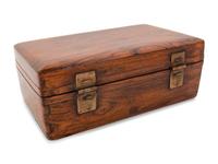 A Chinese Huanghuali Rectangular Hinged Box