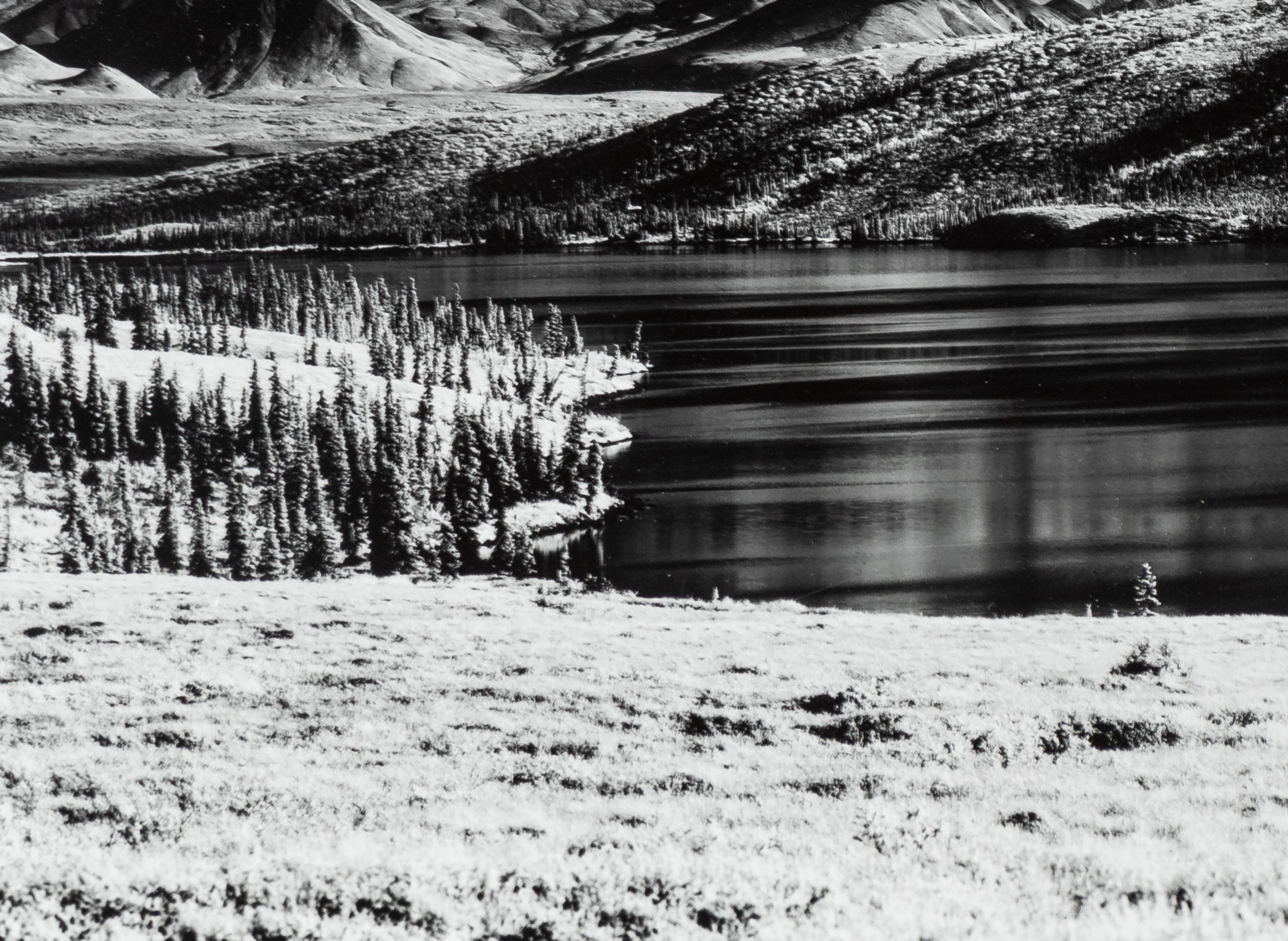 Bradford Washburn (1910-2007) Mount McKinley, Twilight over Wonder Lake, Alaska, 1953