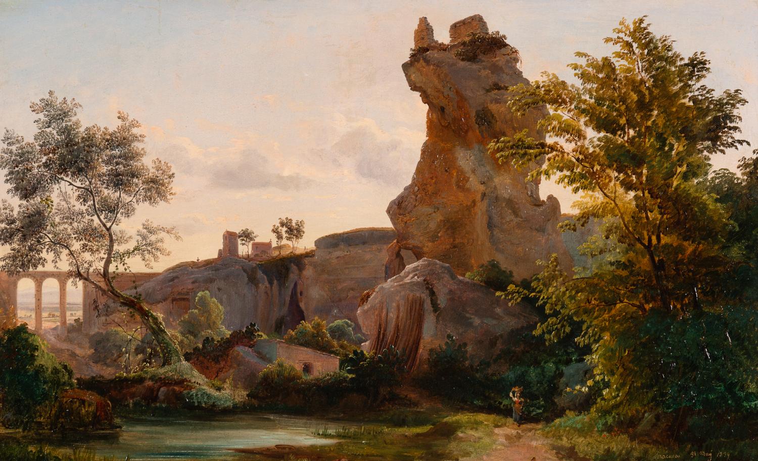 Landscape in Italy, Syracuse, Sicily