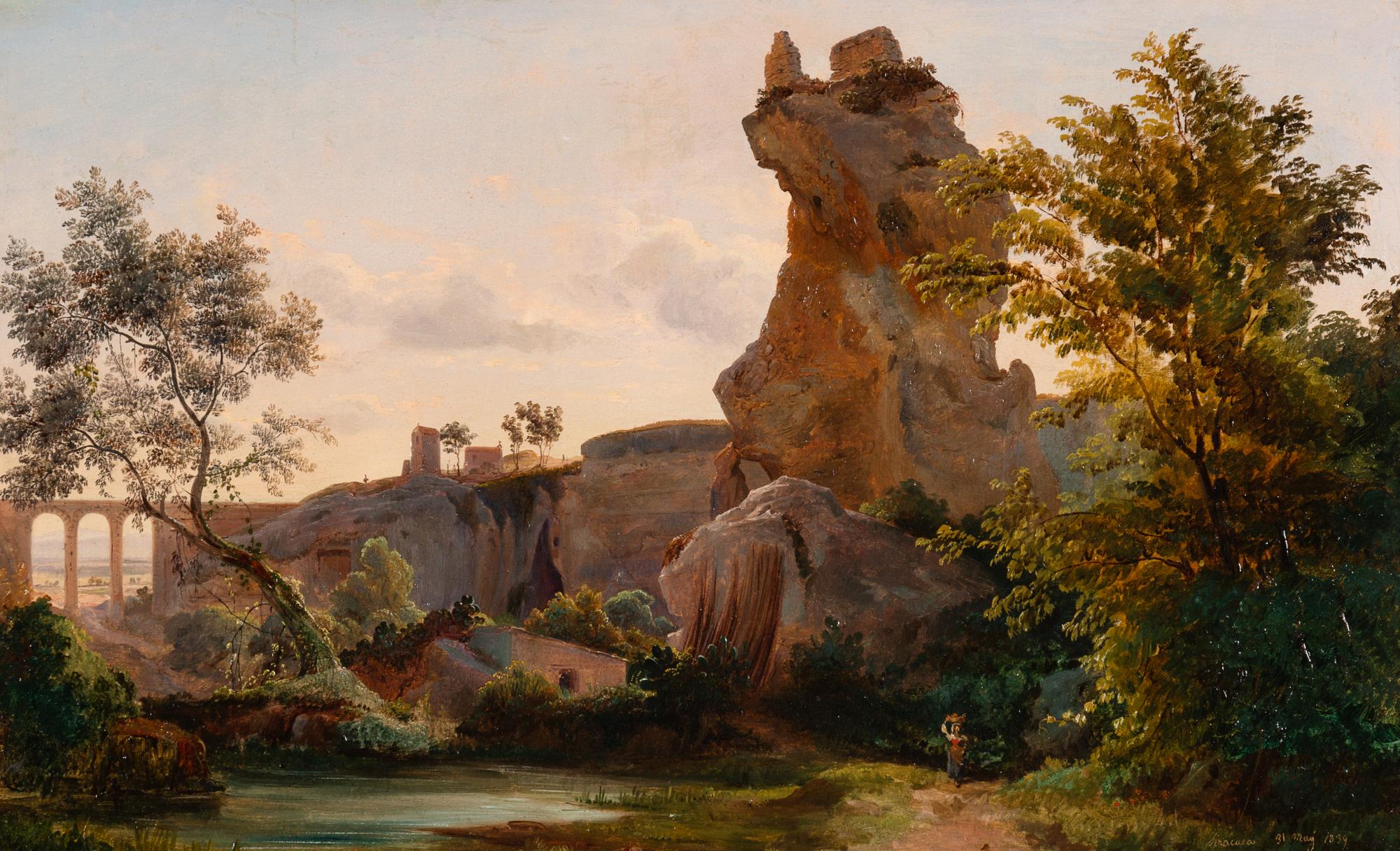 Landscape in Italy, Syracuse, Sicily