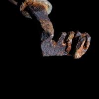 A Roman Bronze Key in the form of a Lion