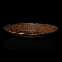 A Japanese Copper and Mixed Metal 'Basket' Plate, 20th Century — 日本銅盤