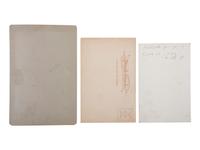 [CODY, William F. "Buffalo Bill" (1846-1917)]. A group of 8 items highlighted by 6 photographs of "Buffalo Bill," comprising:
