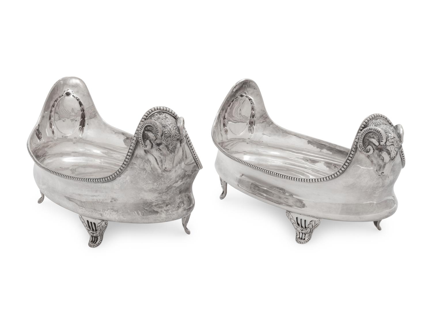 A Pair of Victorian Silver Serving Dishes