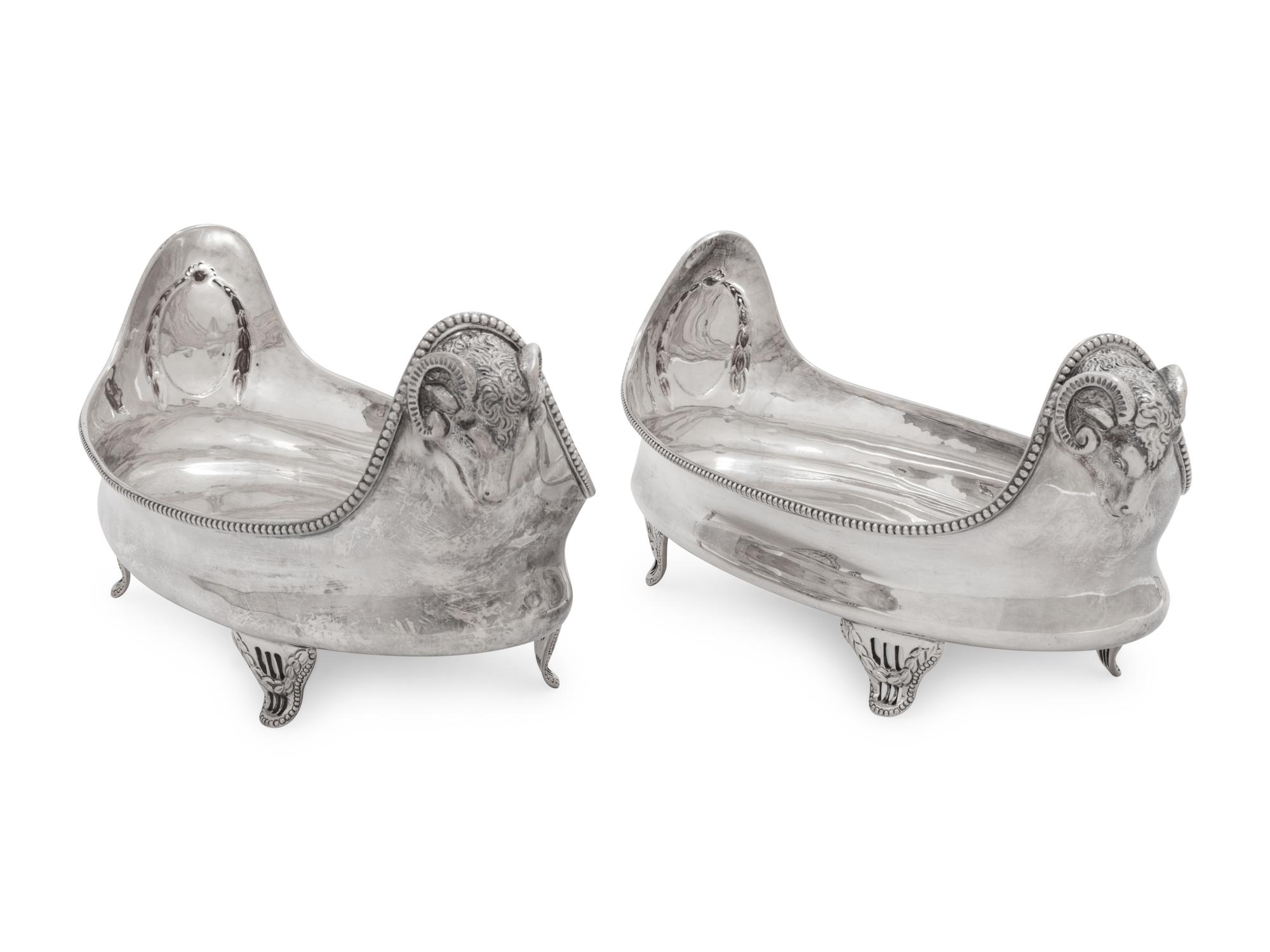 A Pair of Victorian Silver Serving Dishes