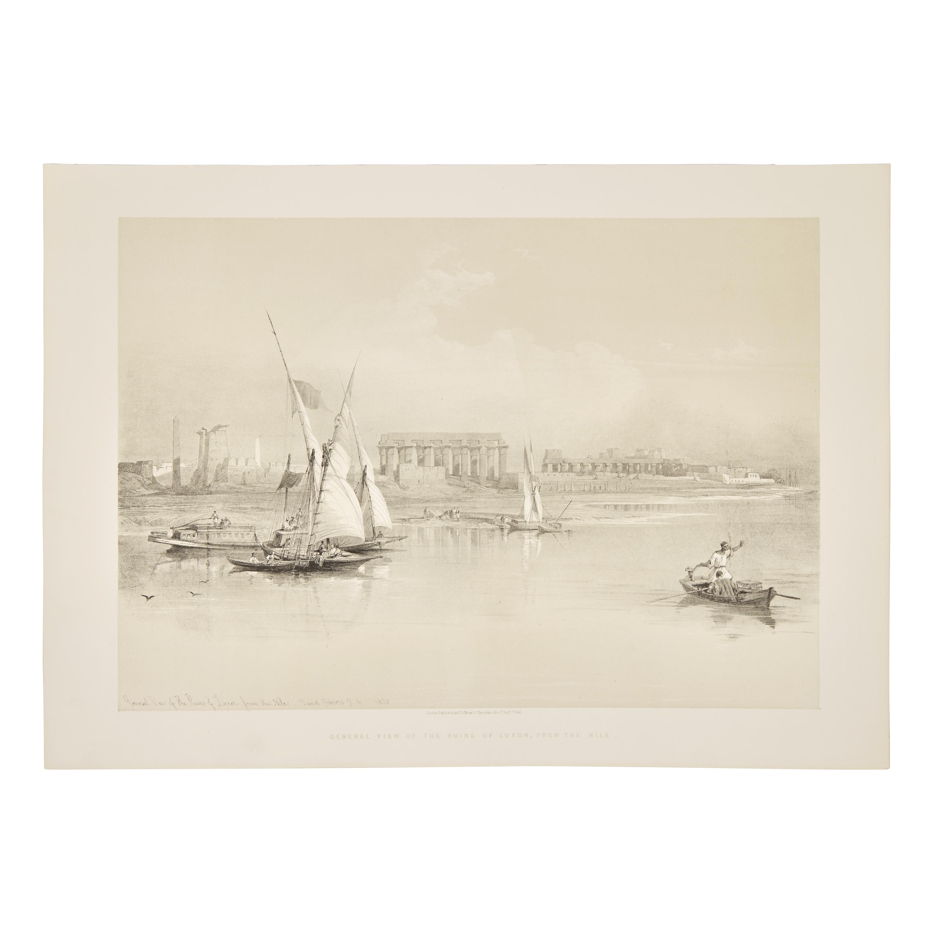 [Prints] Roberts, David. Group of 8 prints