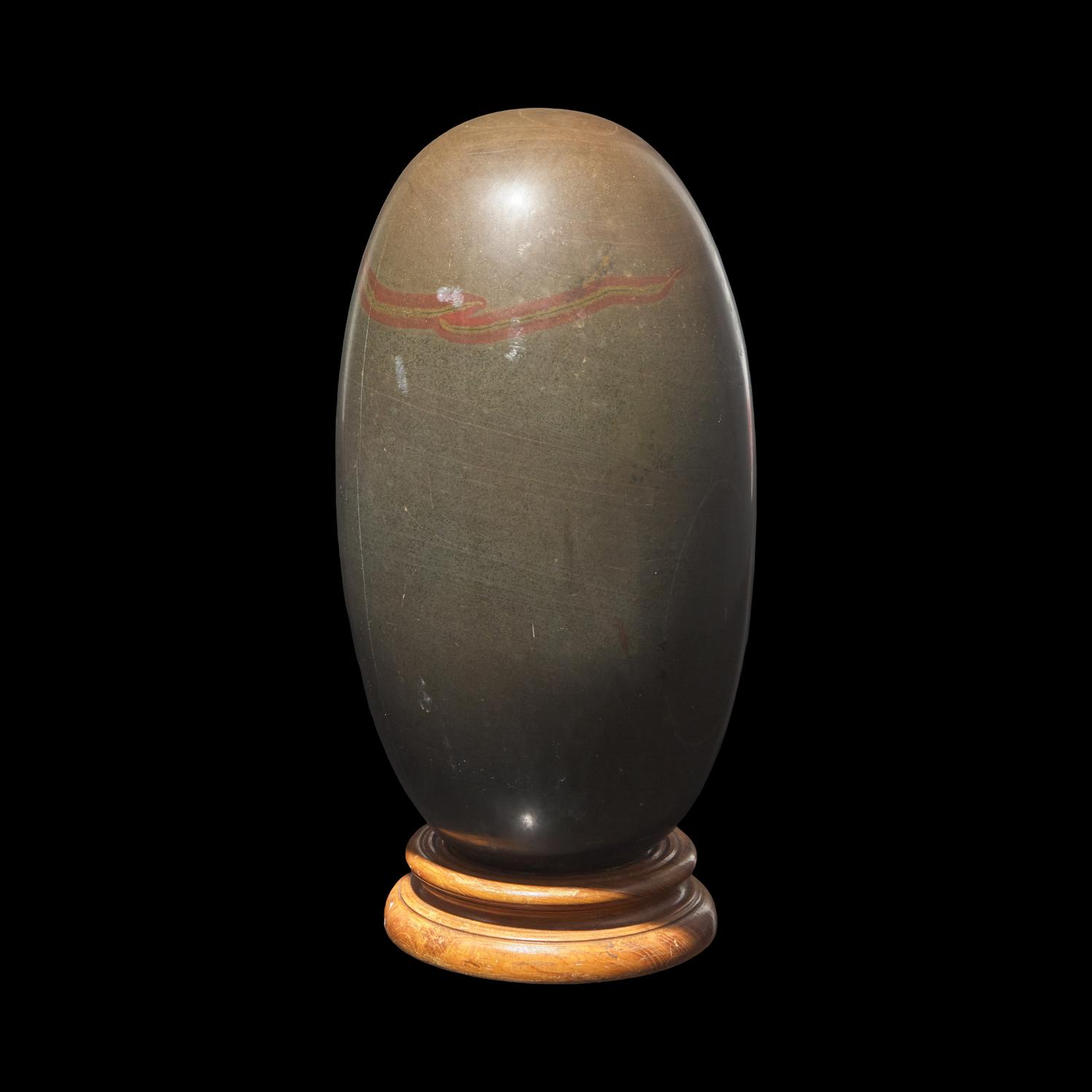 A Large Indian Lingam Stone