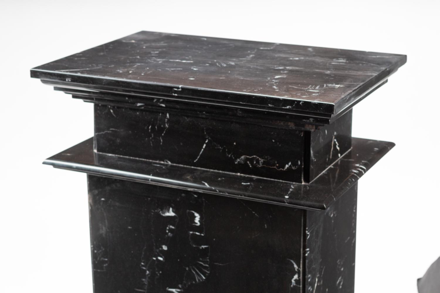 A Rectangular Marble Pedestal