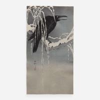 Two Japanese woodblocks printed in colors 日本浮世绘两幅