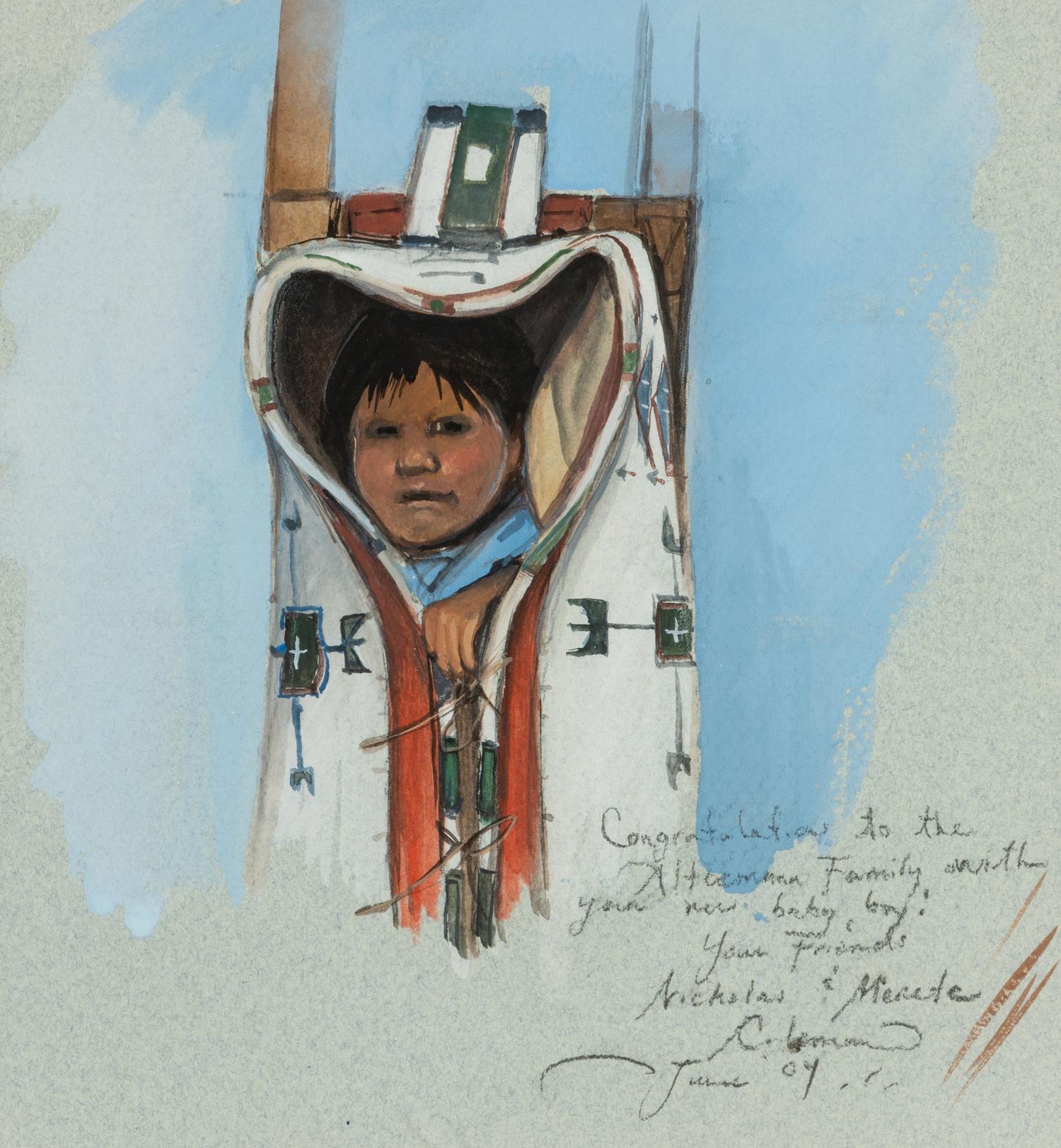 Baby in Cradle