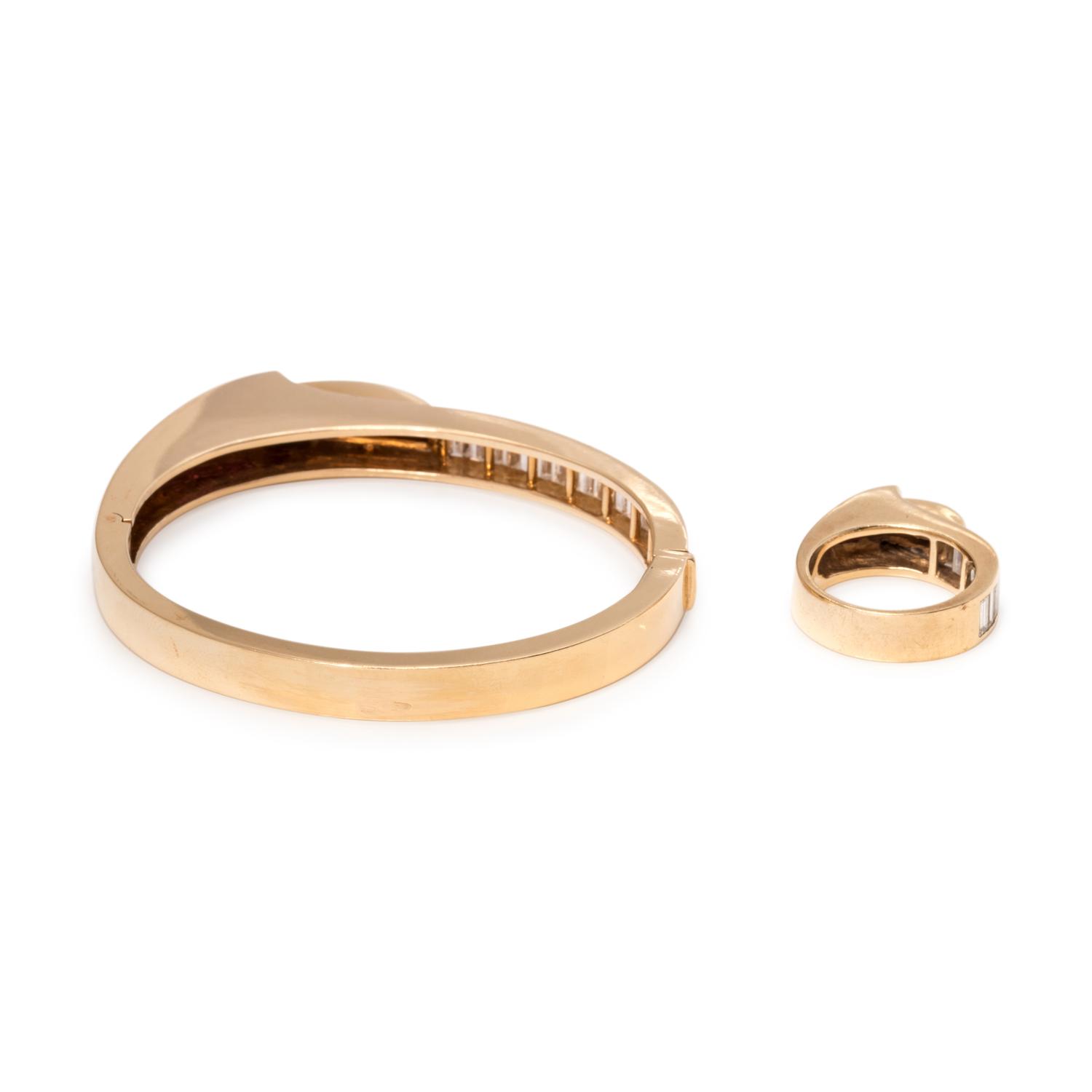 CHARLES KRYPELL, DIAMOND AND RUBY SET