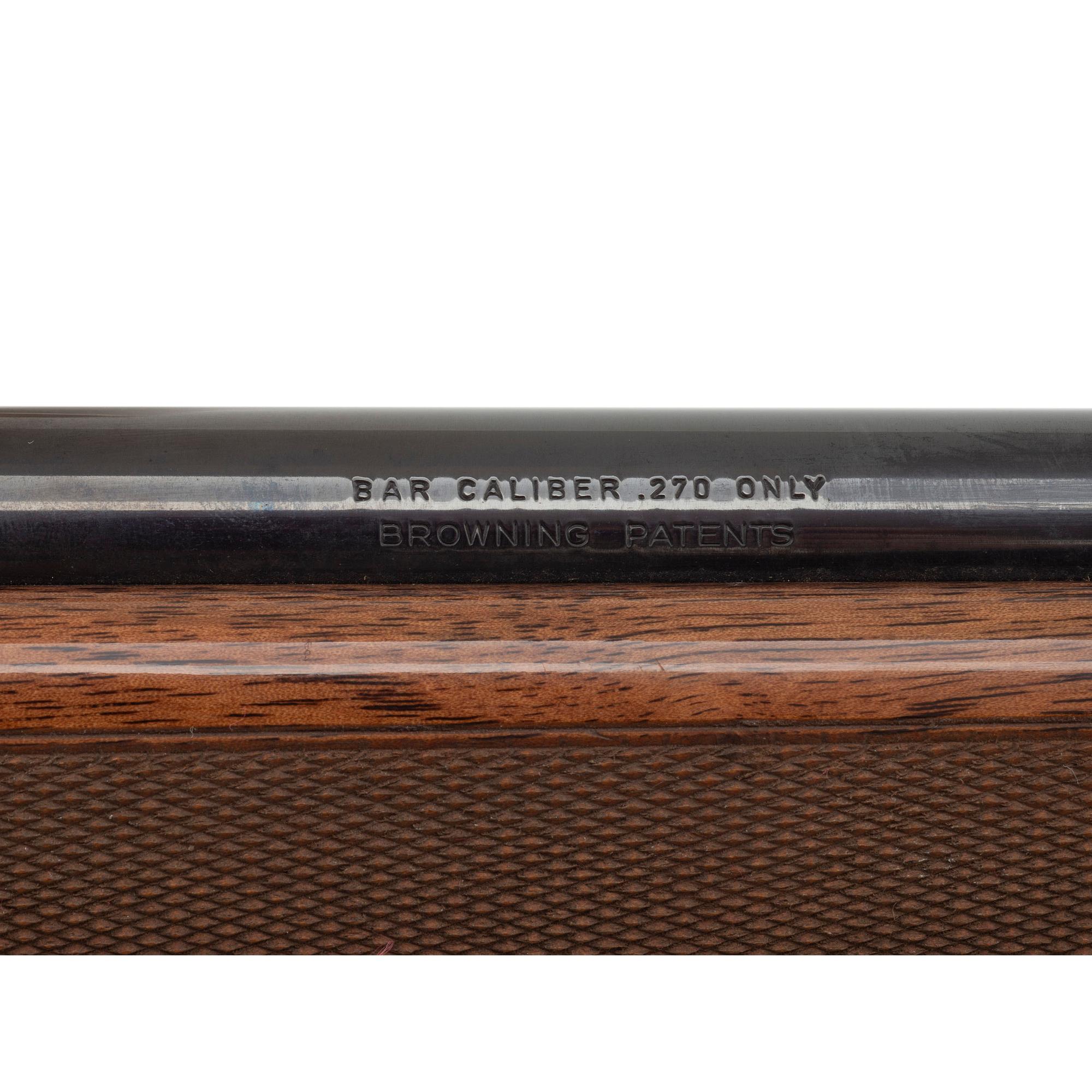 *Browning BAR in .270 Winchester with Scope