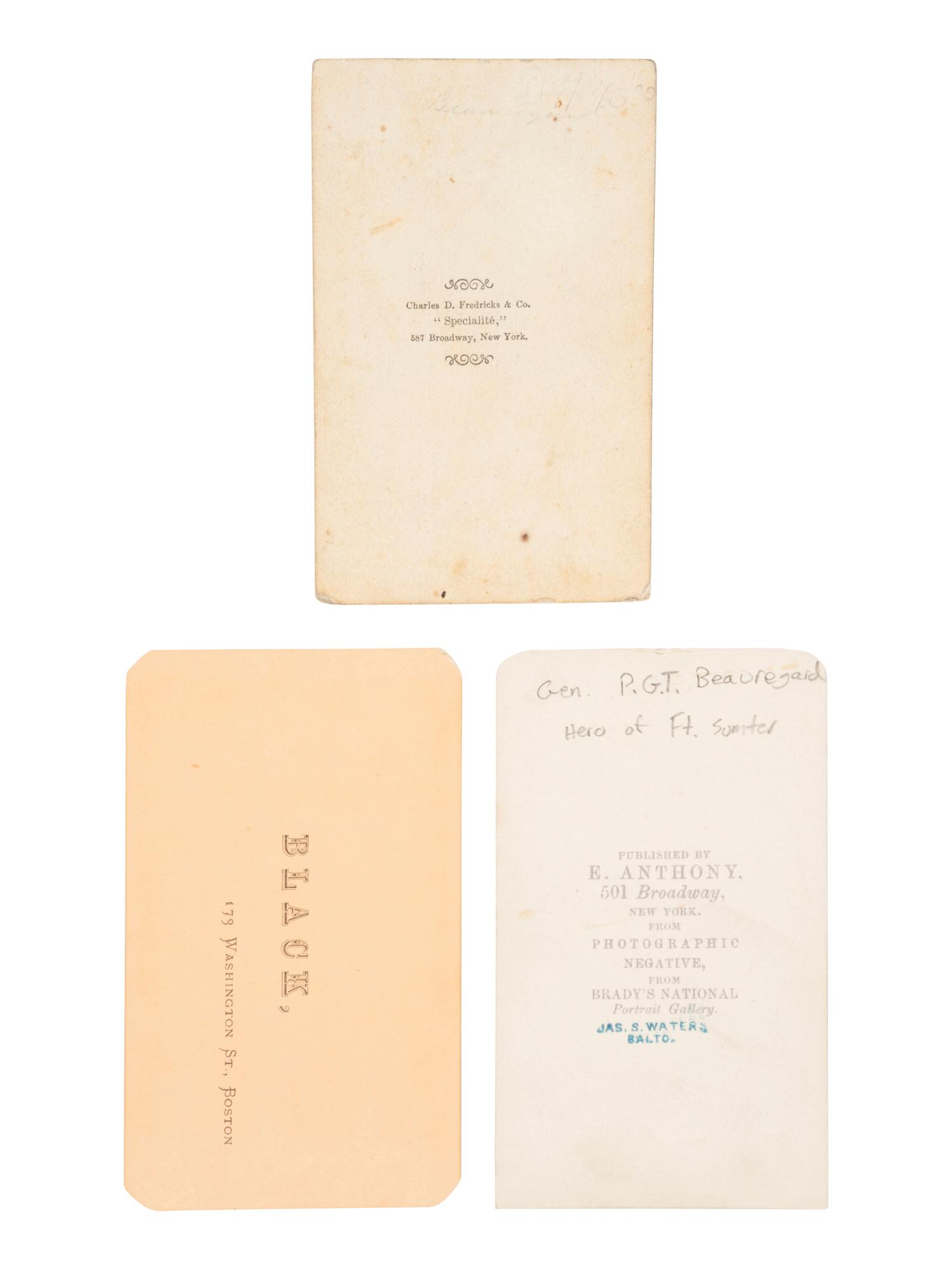 [Civil War]. A group of 10 photographs, manuscripts, and ephemera related to the Confederacy.