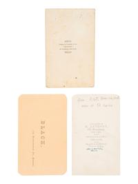 [Civil War]. A group of 10 photographs, manuscripts, and ephemera related to the Confederacy.