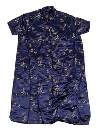 Two Chinese Embroidered Silk Lady's Short Sleeve Coats