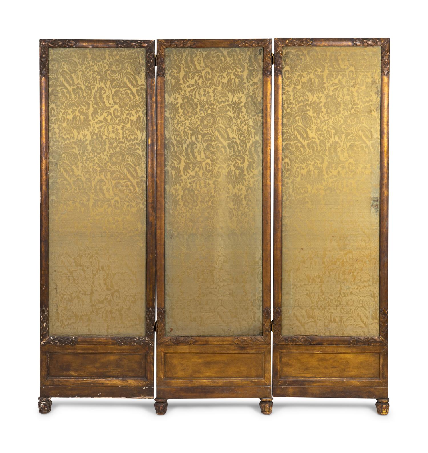 A Continental Tapestry Three-Fold Screen — THE TAPESTRY 18TH CENTURY