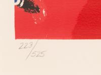 A 1989 San Francisco 49ers "Superplay" LeRoy Neiman Serigraph,