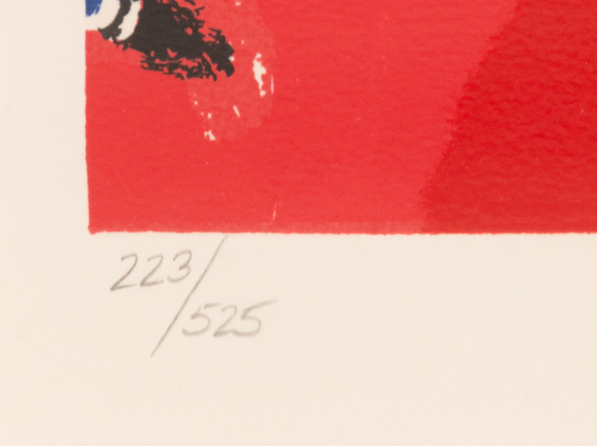 A 1989 San Francisco 49ers "Superplay" LeRoy Neiman Serigraph,