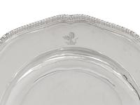 A Set of Four George III Silver Soup Plates