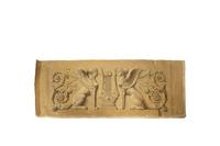 Three Neoclassical Painted Canvas Panels