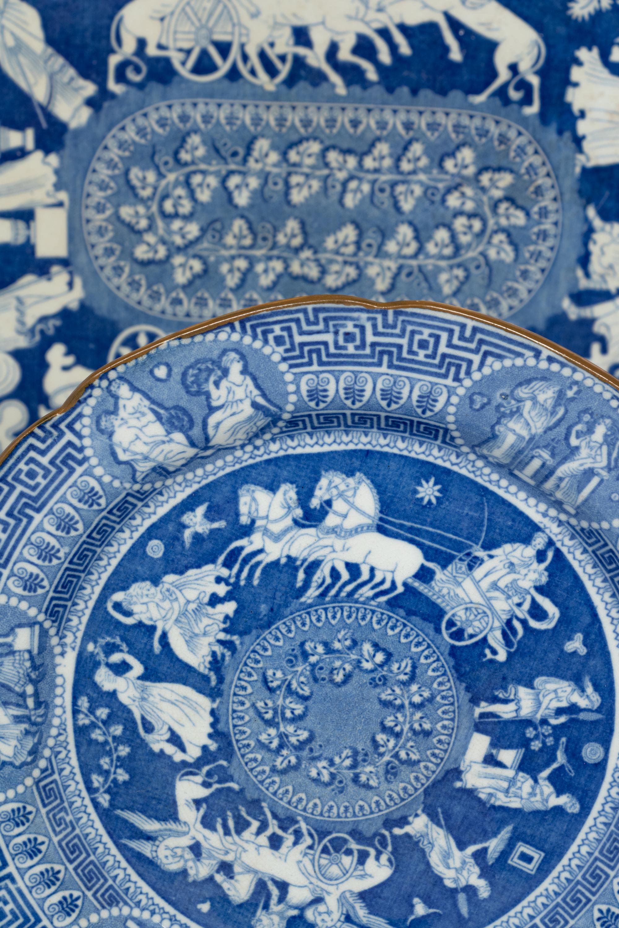 An English Etruscan Transferware Dinner Service