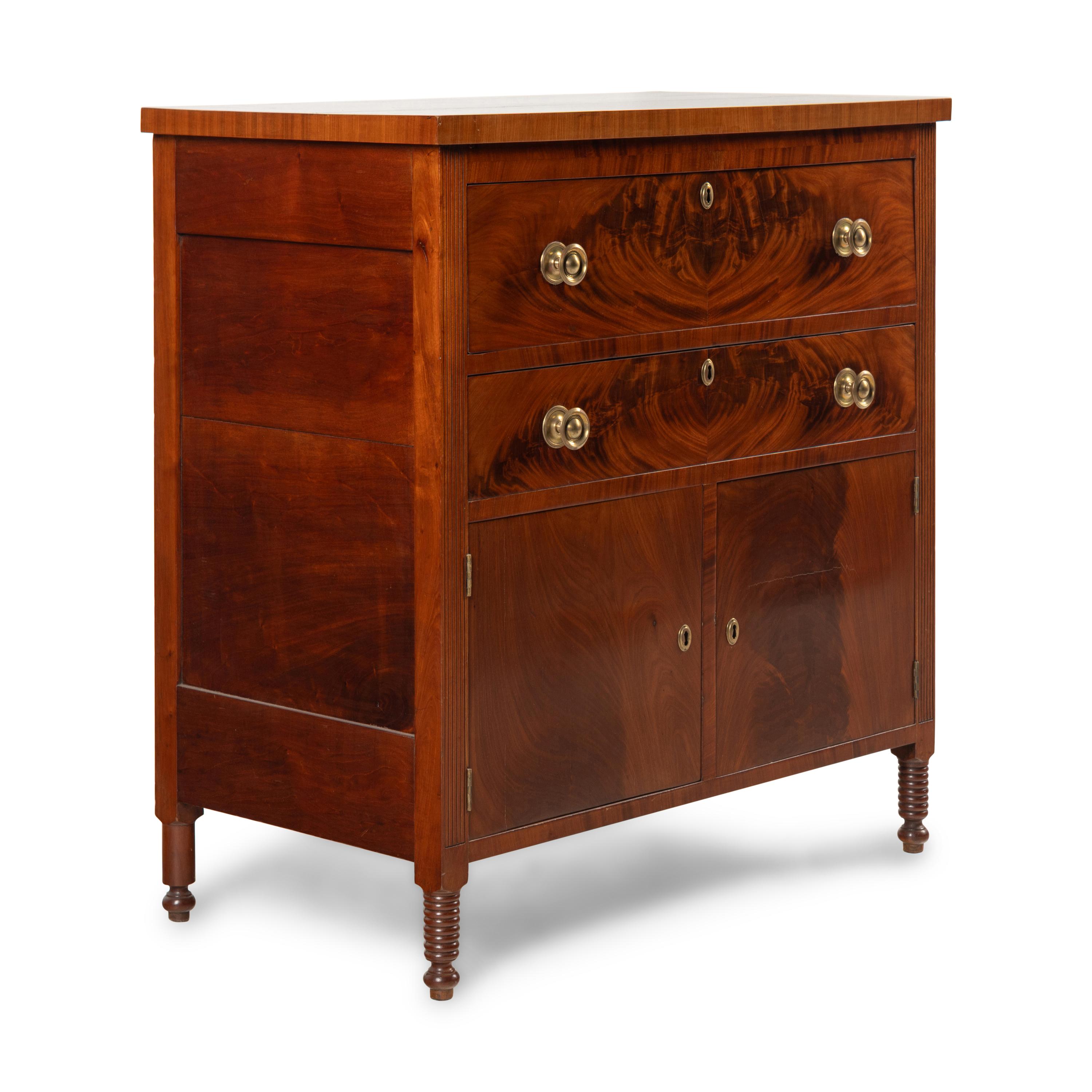 An American Mahogany Chest of Drawers