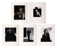 A group of five photographs (from In The Studio printed by George Tice with labels signed by George Tice and Joanna Steichen)