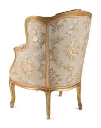 A Pair of Louis XV Style Giltwood Bergères