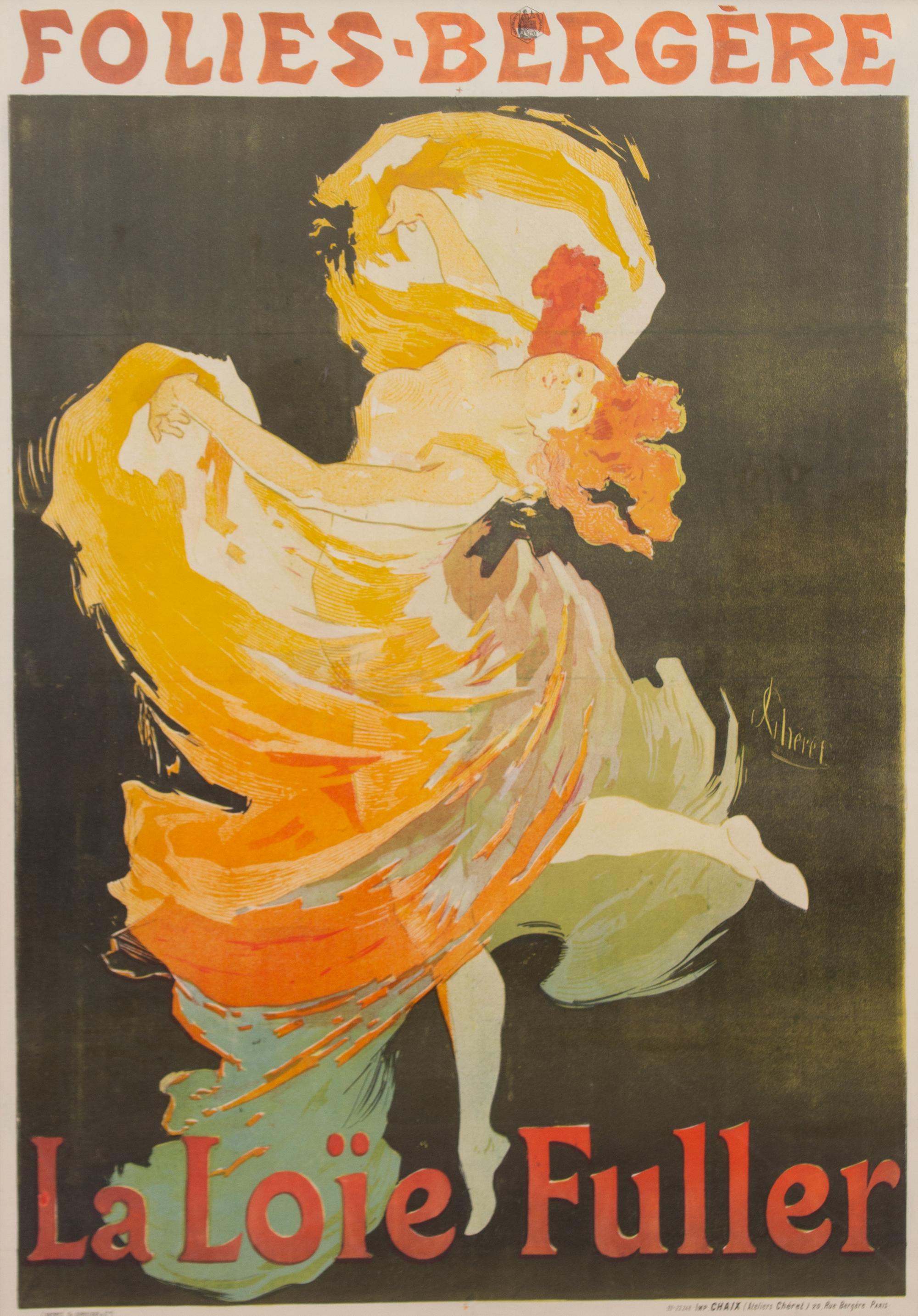 Jules Cheret, (French, 1836-1932), Folies-Bergere/La Loie Fuller, 1897