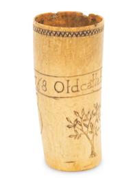 An English Carved Horn Cup