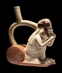 A Moche Skeleton Vessel