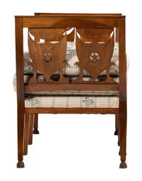 A Russian Neoclassical Style Chestnut Daybed