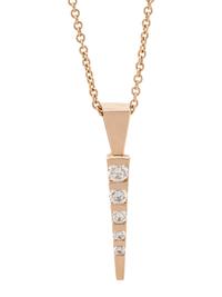 YELLOW GOLD AND DIAMOND PENDANT/NECKLACE