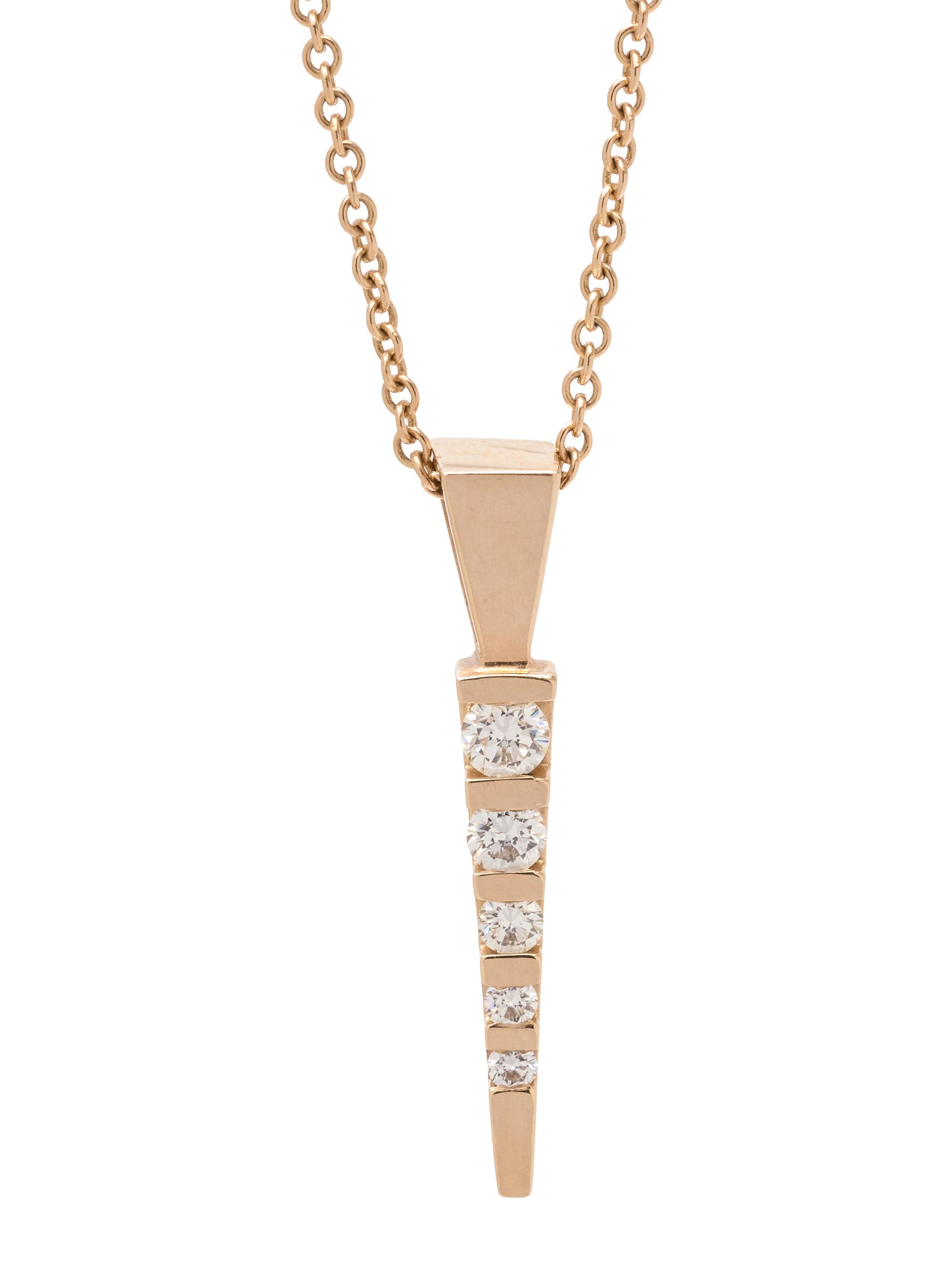 YELLOW GOLD AND DIAMOND PENDANT/NECKLACE