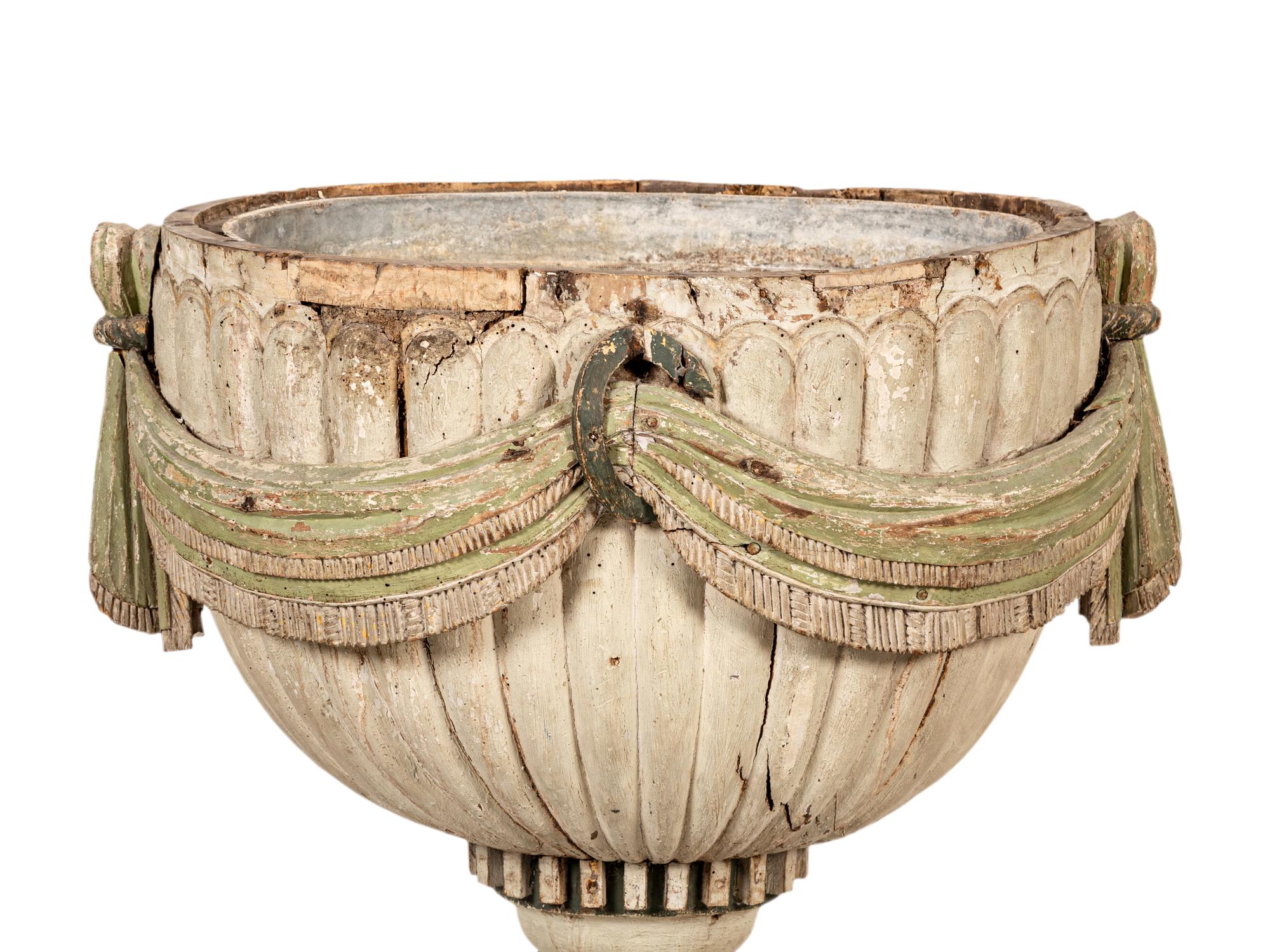 An Italian Painted Pine Jardinière